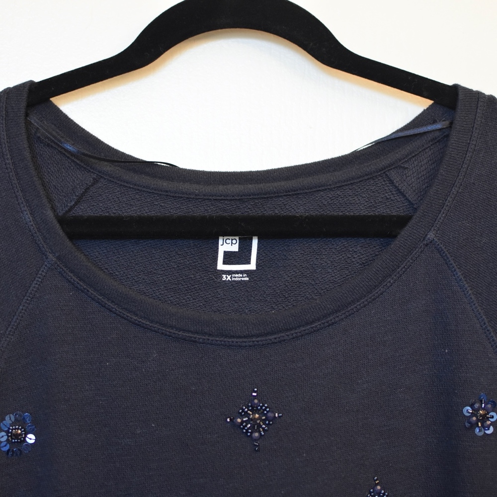 JCPenney Lightweight Embellished Sweater - Picture 4 of 6